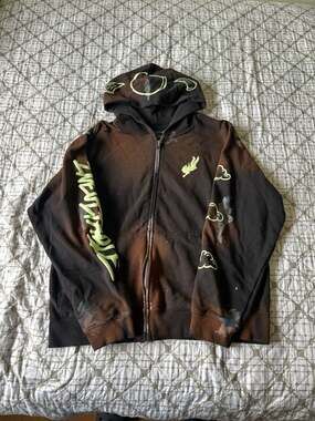 Dreamville J. Cole x Drake Numero Uno Glow In The Dark Zip Up Hoodie XXL